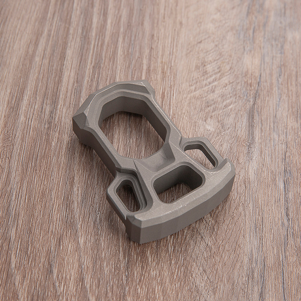 2025 New Single Finger Brass Knuckle Stainless Steel - Cakra EDC Gadgets Brass Knuckles - Tophatter Daily Deals